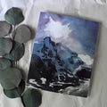 "AUSTRIAN BLUE" Mountain Landscape Art Print