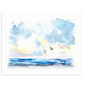 "Sea and Sky" Landscape Ocean Art Print