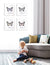 "Wings" Gallery Wall Set of Four Butterfly Prints