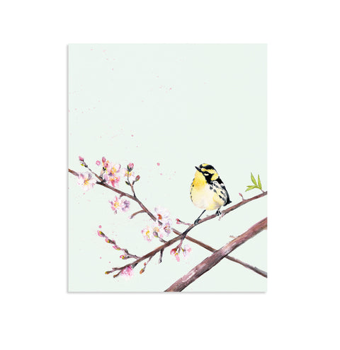 "Birds and Blooms" Set of Two Art Prints