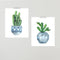 "Cacti" Set of Two Cactus Art Prints