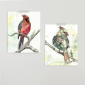 "Cardinals" Set of Two Art Prints