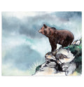 "Edge of Adventure" Woodland Bear Art Print