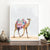 "Moroccan Flaunt" Camel Art Print