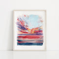 "Cadence" Sunset Ocean Art Print