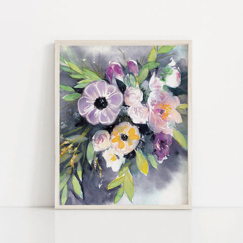 "Sunkissed" Floral Art Print