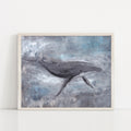 "Below the Sea" Whale Art Print