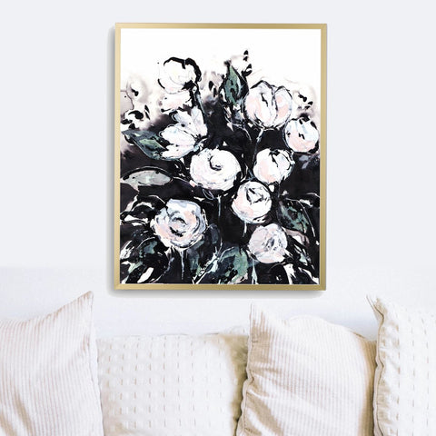 "Softly Now" Floral Art Print